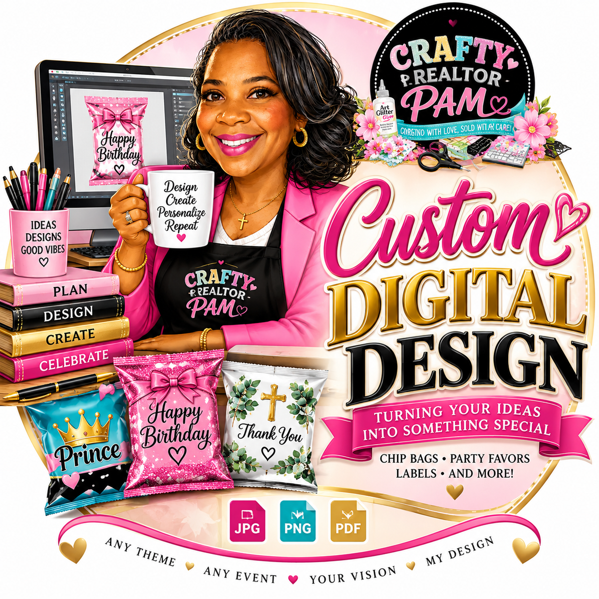 Custom Digital Design – Chip Bag