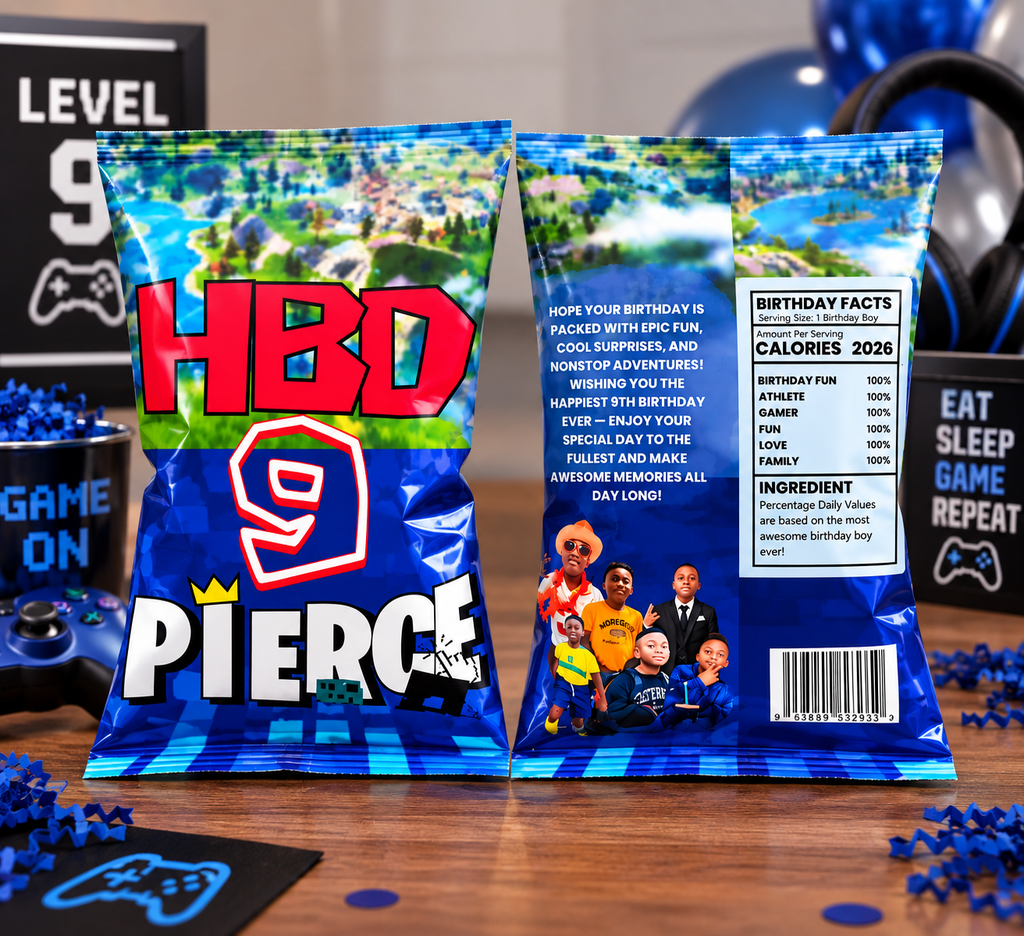 Custom Chip Bags - Personalized Party Favors