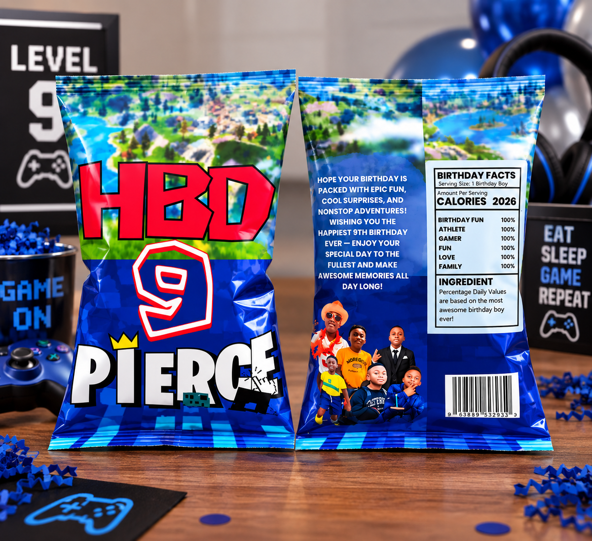 Custom Chip Bags - Personalized Party Favors